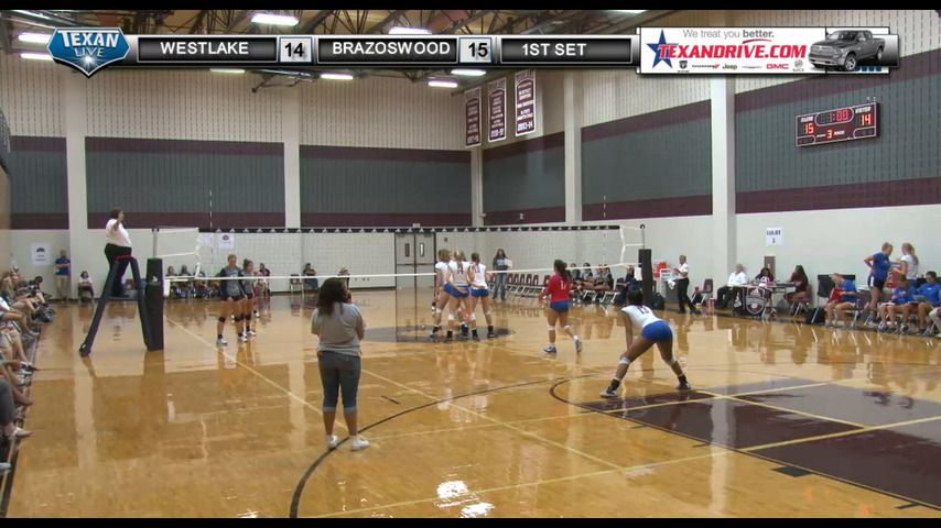 Westlake vs Brazoswood court 2 - Texas Volleyball 8-11-2016