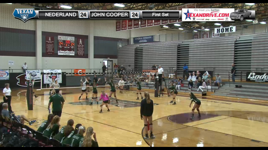 Nederland vs John Cooper School - Texas Volleyball - Court 1 - 8-11-2016