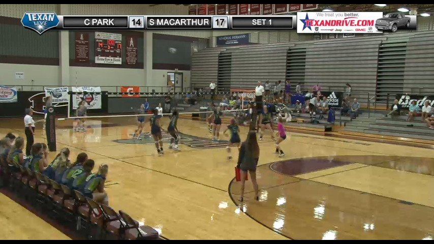 College Park vs San Antonio MacArthur - Texas Volleyball - Day 2 - Court 1 - 8-12-2016 