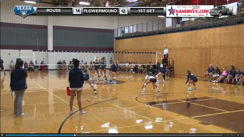Rouse vs Flowermound - Court 3 - Texas Volleyball - Day 3 - Game 6 - 8-13-2016 
