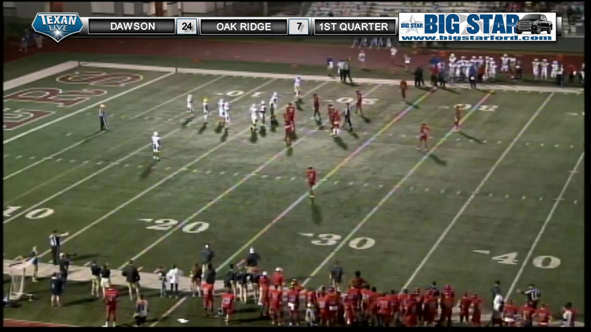 Oak Ridge vs Dawson - 2nd, 3rd quarter - 8-26-2016