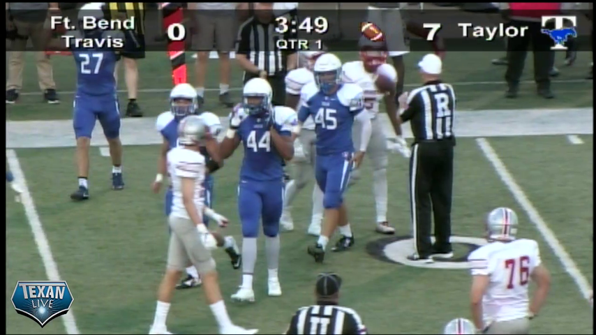 Fort Bend Travis vs Taylor 7pm Rhodes Stadium 9-2-2016 on-demand (upload)