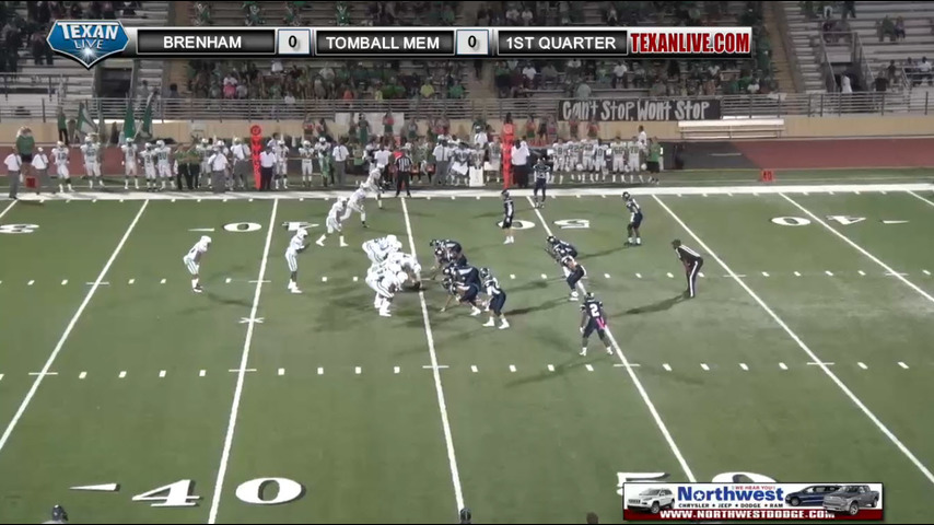 Brenham @ Tomball Memorial 7:30pm cst Tomball Stadium 28-128960