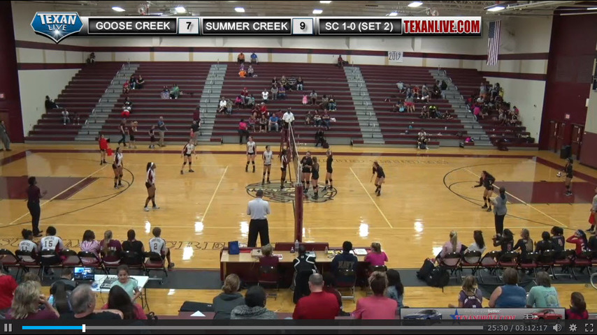 Goose Creek Memorial vs Summer Creek – Volleyball - 23-193984