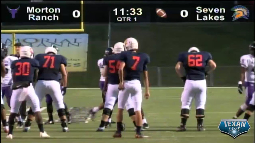 Seven Lakes vs Morton Ranch 11/3/16 6:30pm cst Rhodes Stadium