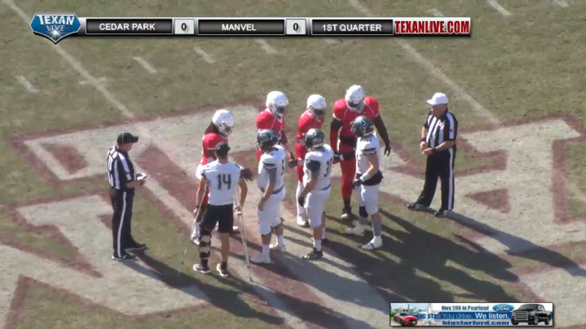 Cedar Park vs Manvel 11/26/16 2pm cst Texas A&M Kyle Field 