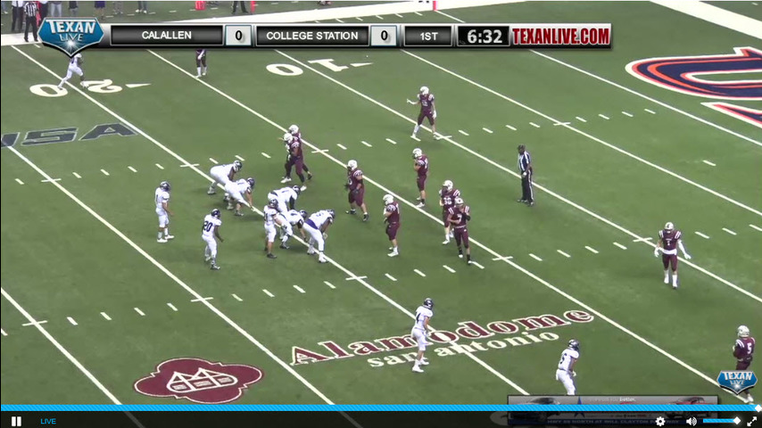 College Station vs Calallen 12/9/16 7:30 pm cst from the Alamodome in San Antonio, Texas