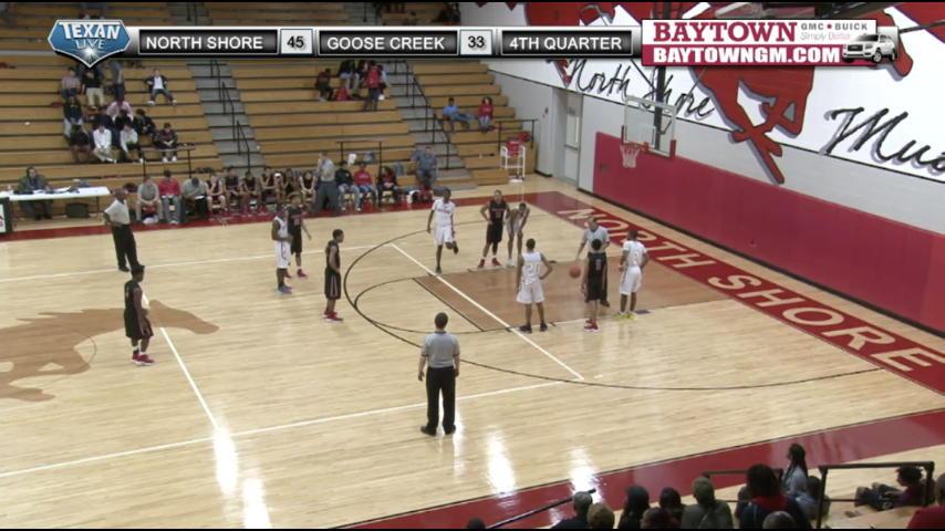 Goose Creek Memorial vs North Shore - Basketball - Varsity Boys - 1-10-2017 - 7pm