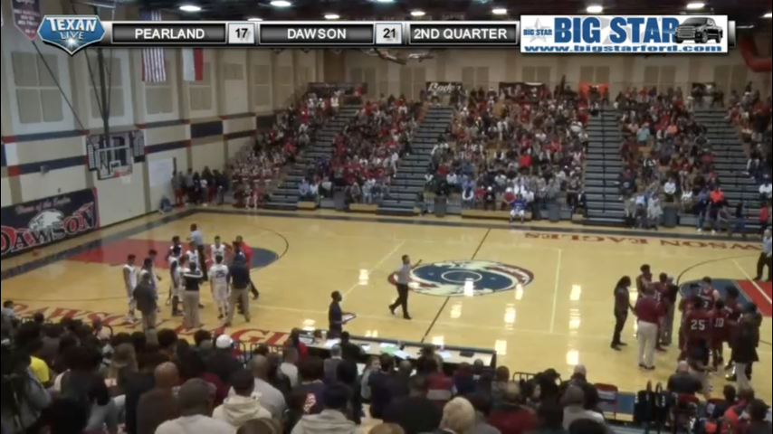 Pearland vs Dawson – Basketball – Varsity Boys – 1-10-2017 – 7pm