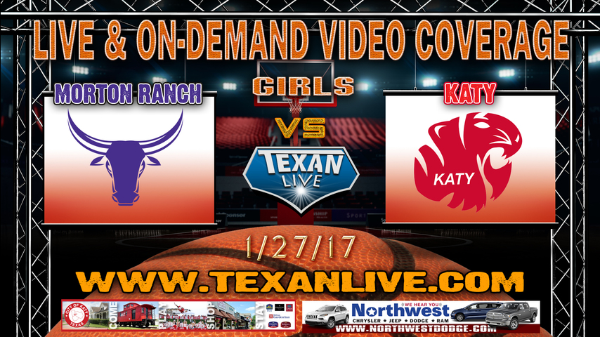 Morton Ranch vs Katy - Basketball - Varsity Girls - 1-27-2017 - 7:00pm