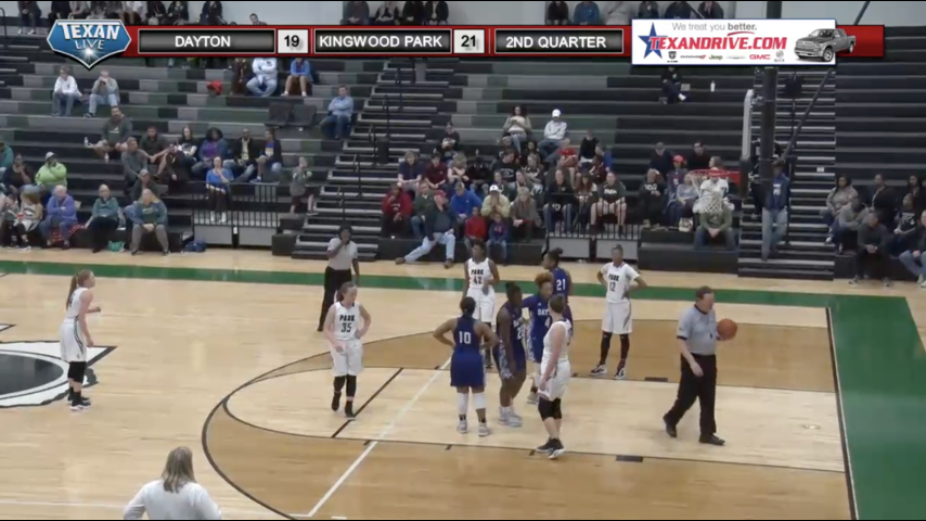 Dayton vs Kingwood Park - Basketball - Varsity Girls - 1-27-2017 - 7:00pm