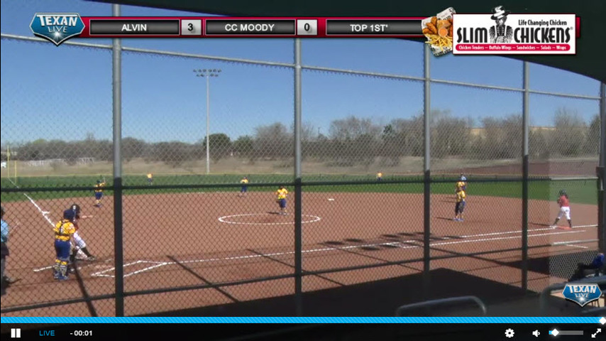 Alvin vs CC Moody - BCS Softball Tournament - Veterans Park Field 4