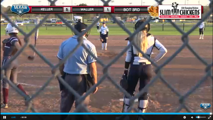 Waller vs Keller - BCS Softball Tournament - Veterans Park Field 1 - Game 4