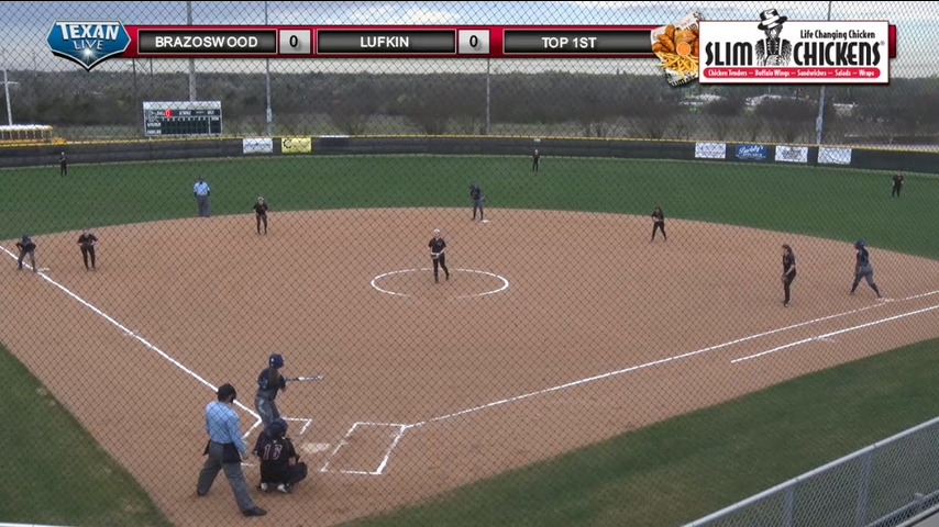 Brazoswood vs Lufkin - BCS Softball Tournament - Rudder HS 2/16/17 Game 1