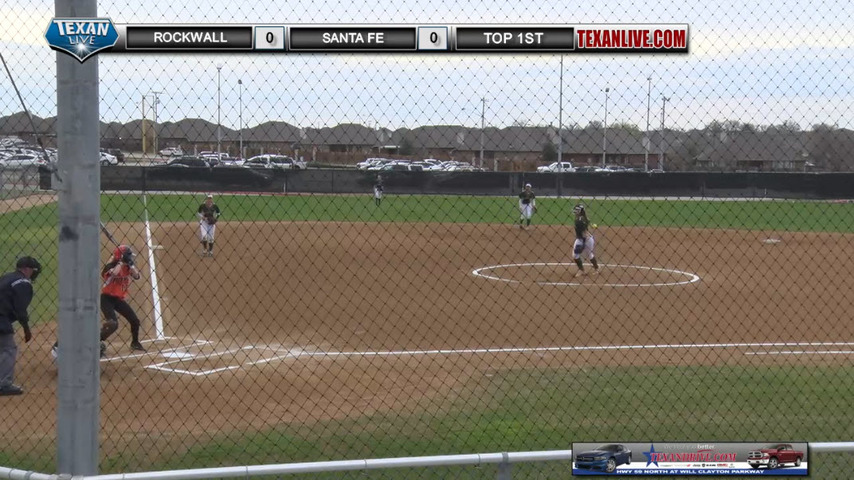 Rockwall vs Santa Fe - BCS Softball Tournament - College Station HS 2/16/17 Game 1