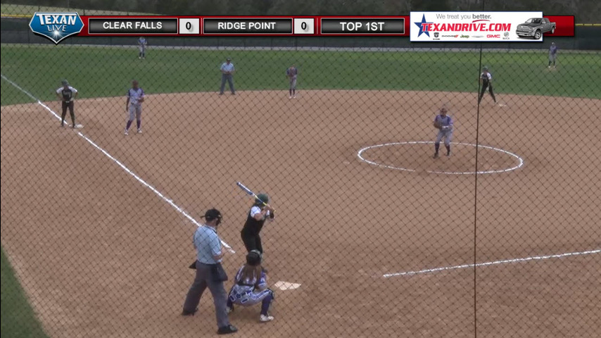 Ridge Point vs Clear Falls - BCS Softball Tournament - Bryan HS 2/16/17 Game 3