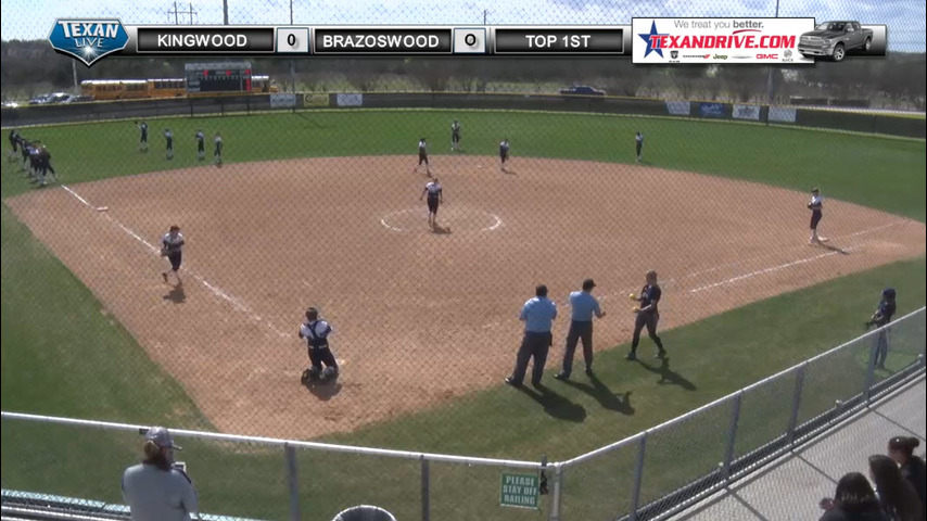 Kingwood vs Brazoswoods - BCS Softball Tournament - Rudder HS 2/16/17 Game 3