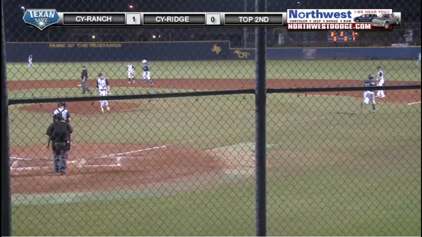 Cypress Ridge vs Cypress Ranch Baseball 7pm 3-10-2017