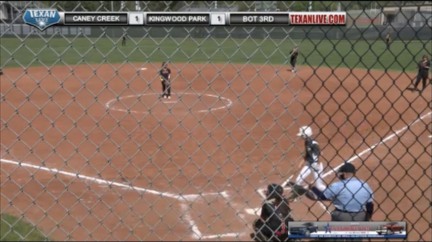 Caney Creek vs Kingwood Park Softball 3pm 3-13-2017