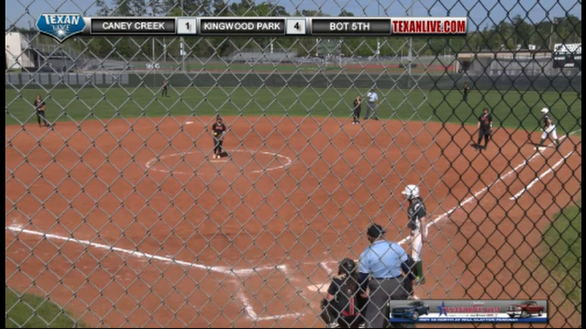 Caney Creek vs Kingwood Park Softball (uploaded via z)