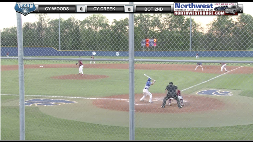 Cypress Woods vs Cypress Creek Baseball 7pm 3-21-2017