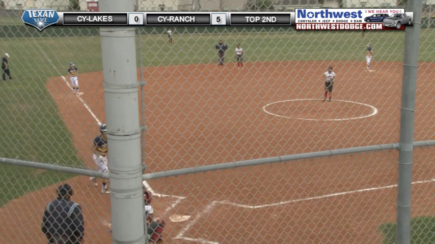 Cypress Ranch vs Cypress Lakes Softball 7pm 3-24-2017