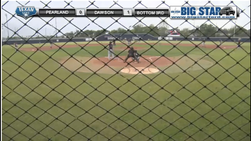 Dawson vs Pearland Baseball 7pm 3-24-2017