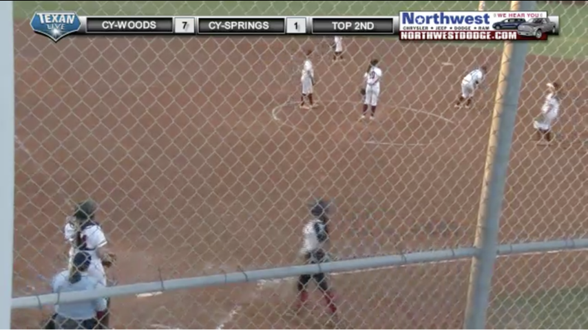 Cypress Woods vs Cypress Springs Softball 3-31-17