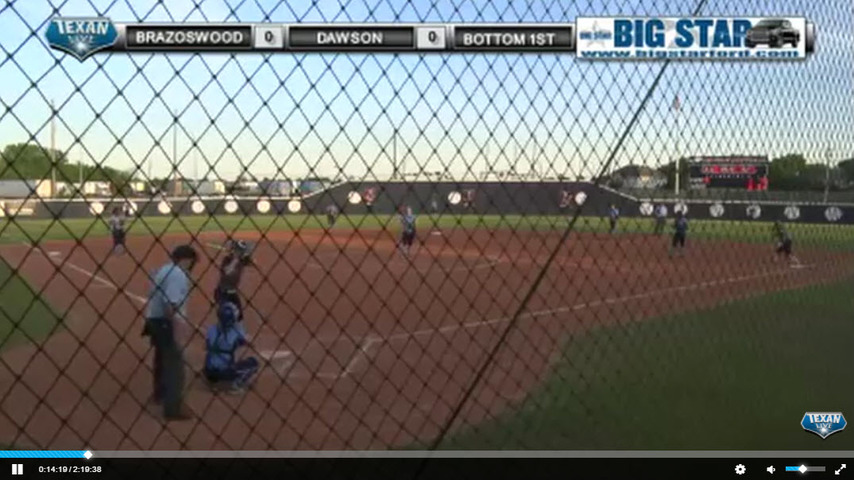 Brazoswood vs Dawson Softball 6:30p 4-7-2017