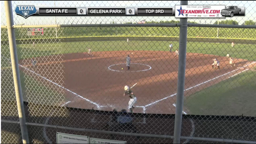 Santa Fe vs Galena Park Softball 4-13-2017 6:15pm