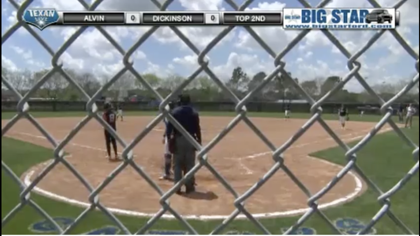 Alvin vs Dickinson Softball 4-14-2017