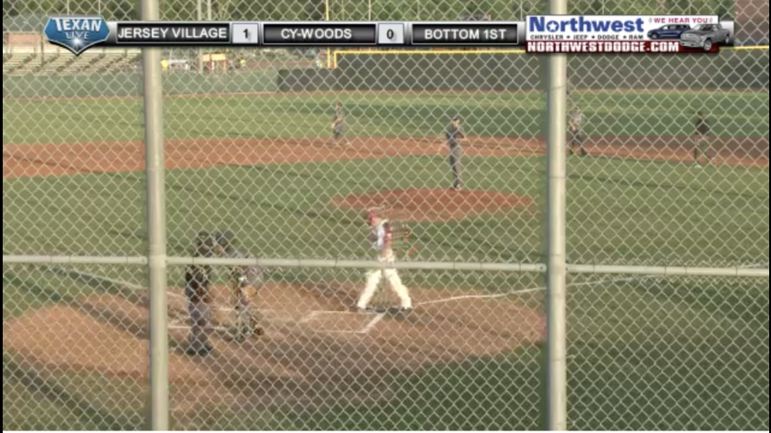 Jersey Village vs Cypress Woods Baseball 7pm 4-19-2017