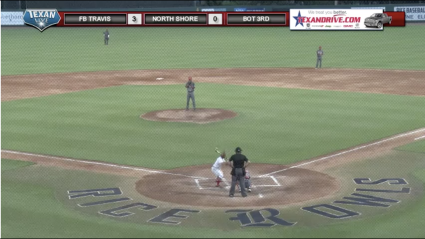 Fort Bend Travis vs North Shore Baseball game 1 of 3 game series 5-25-17 @Rice University 