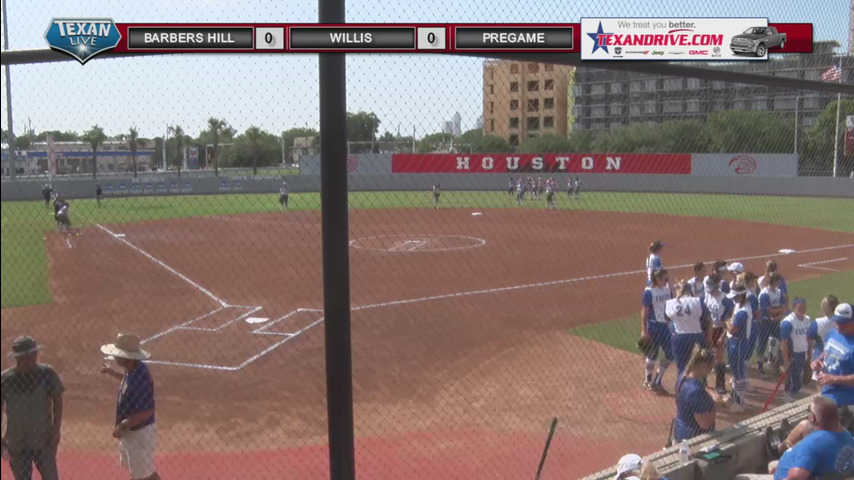 Barbers Hill vs Willis Softball Game 2 of 3 game series 5-27-17 @ UH 5pm