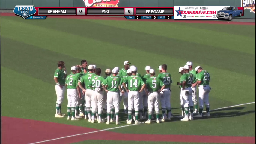 Port Neches-Groves (PNG) vs Brenham Baseball Game 2 of 3 game series @ SHSU 6 PM