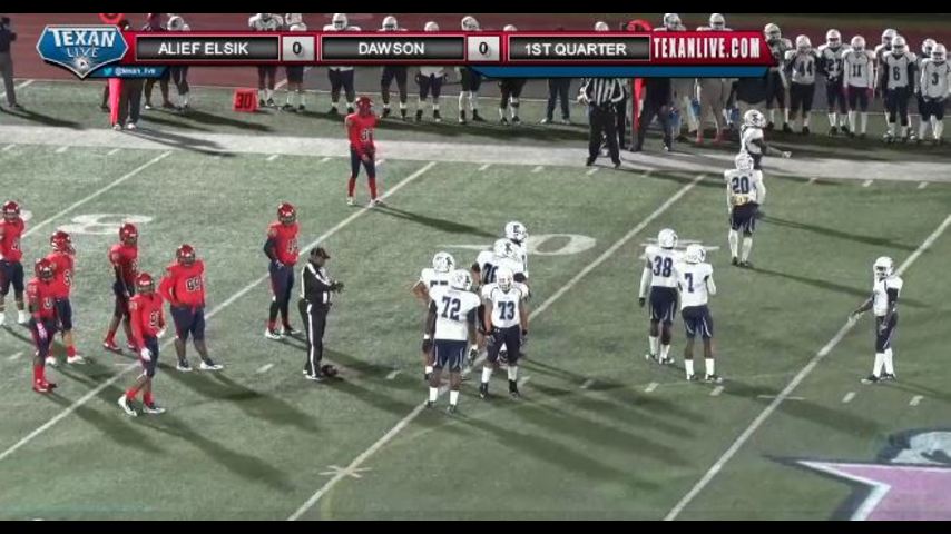 Alief Elsik vs Dawson – 10-27-2017 -7pm – Football