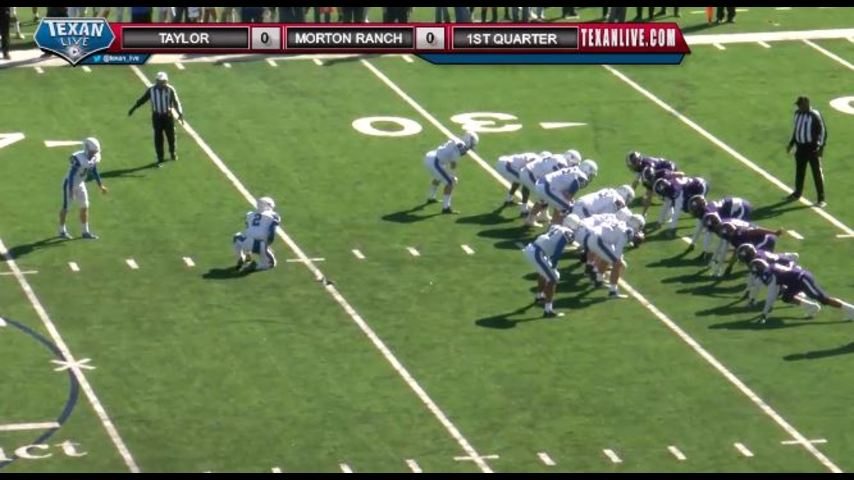 Morton Ranch vs Taylor – 10-28-2017 -11am – Football – Live Video
