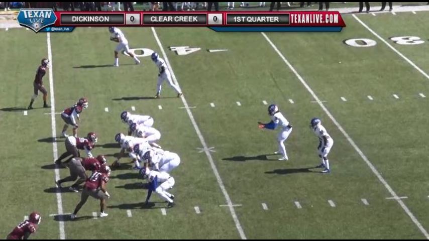 Dickinson vs Clear Creek – 10-28-2017 -1pm – Football – Live Video