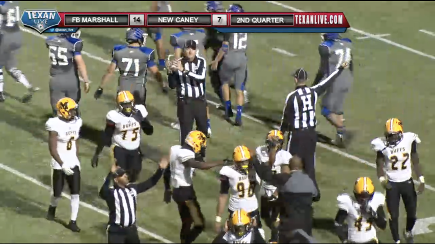 Fort Bend Marshall vs New Caney – 11/24/2017 – 7:30PM – Football Playoffs