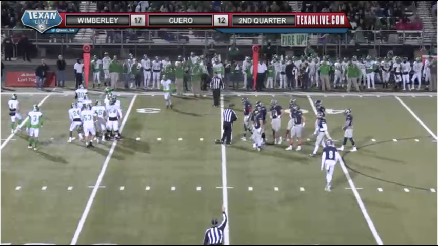 Wimberley vs Cuero – 12/8/2017 – 7:30PM – Football Playoffs
