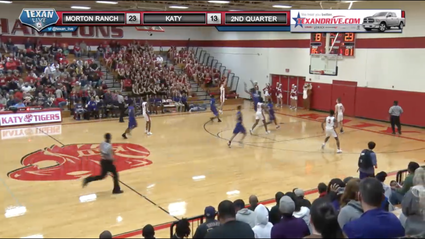 Morton Ranch vs Katy Boys Varsity Basketball 1/26/2018