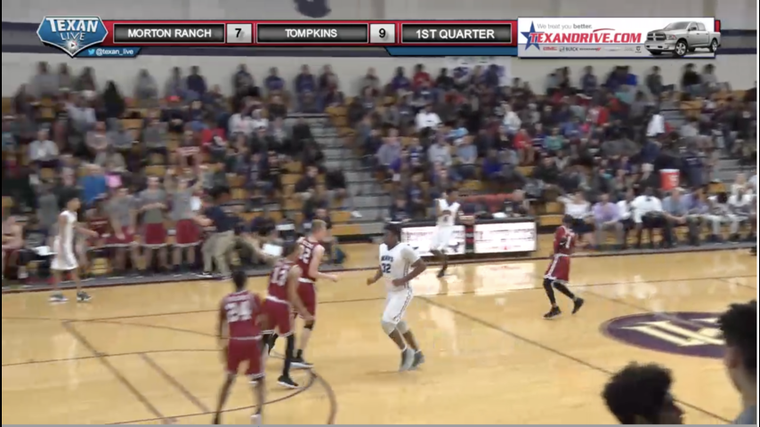 Tompkins vs Morton Ranch Boys Varsity Basketball 2/13/2018