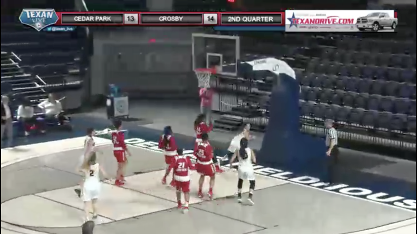 Crosby vs Cedar Park Girls Basketball Region III 5A - Regional Semifinals 2-23-2018