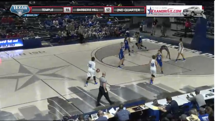 Barbers Hill vs Temple Girls Basketball Region III 5a - Regional Semifinals 2-23-2018