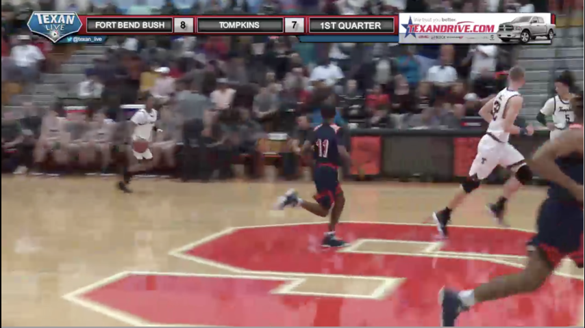 Fort Bend Bush vs Tompkins - Region III 6A Boys Basketball Regional Quarterfinals 2-26-2018