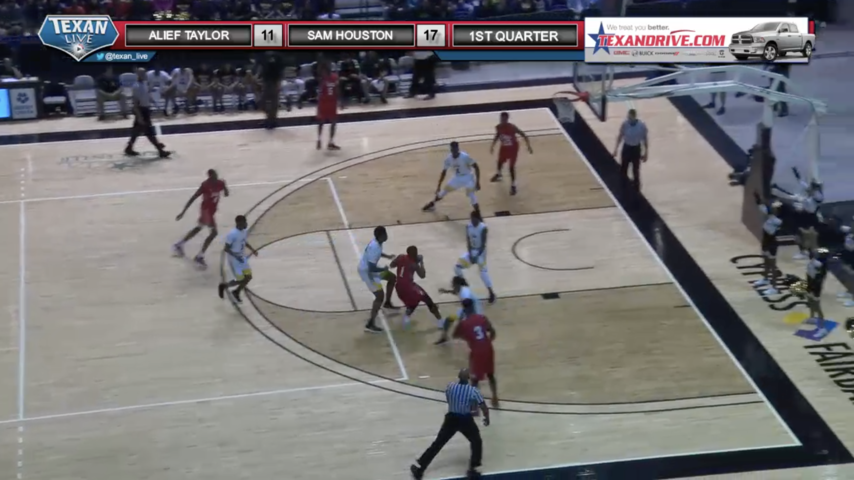 Sam Houston MSTC vs Alief Taylor 6A Region III Boys Basketball Regional Semifinals 3-2-2018