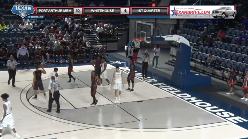 Whitehouse vs Port Arthur Memorial - 5A Region III Boys Basketball Regional Semifinals 3-2-2018
