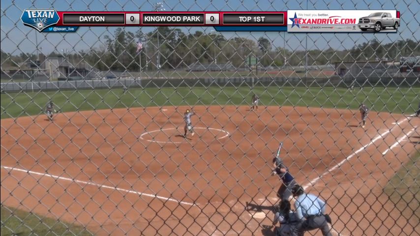 Dayton vs Kingwood Park Varsity Softball 3-12-2018 1:30 PM cst