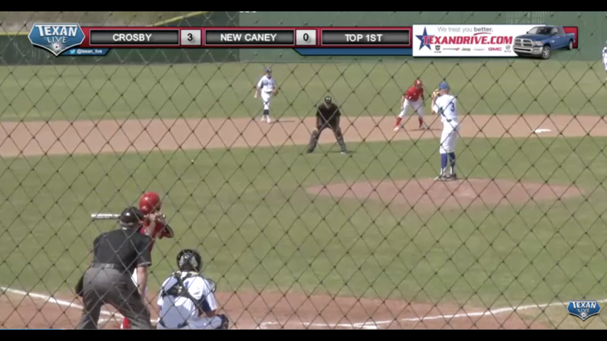 Crosby vs New Caney Varsity Baseball 3-15-2018 1:00 PM cst