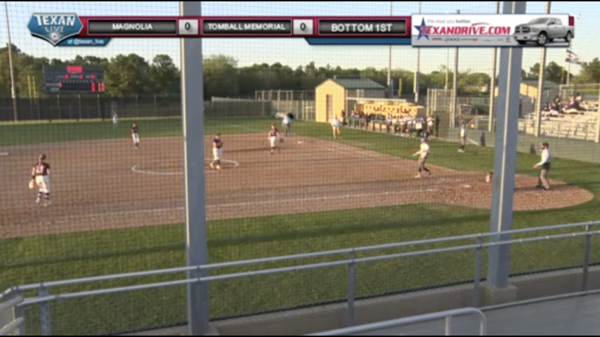 Magnolia vs Tomball Memorial - Varsity Softball 3-20-2018 7PM cst